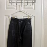Aritzia Wilfred Black Leather Pants Photo 5