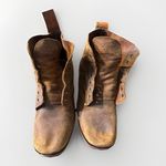 William Lennon British WW1 B5 Leather Boots | 12 | Daintie Logger Military Style Tan Size 13 Photo 1