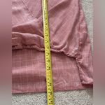 Paper Crane Surplice Wrap Blouse Dusty Pink Photo 3