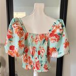 Buddy Love Cropped Puffy Sleeve Shirt Size L Photo 1