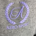 Aeropostale Aeropostal Sport women’s New! Gray cropped Hoodie with Purple Logo size XL Photo 2