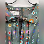 Maison common silk midi dress size 38/6 Green Photo 5