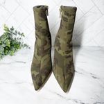 Good American High Kickstand Neoprene Boots Camo Green Size 7.5 Photo 3