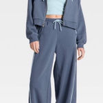 JoyLab   Sweatshirt and Sweatpants Set Navy Light Blue Small Photo 0