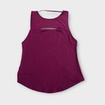 Buffbunny Collection BuffBunny Botanical‎ Tank Top Women's XS Pink Berry Cutout Open Back Curved Hem Photo 2