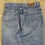 Lee Riders Vintage Light Wash Denim Retro High Waisted Straight Leg Mom Jeans Photo 7