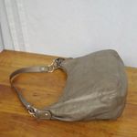 Coach F19415 Metallic Leather Signature Embroidered Shoulder Bag Photo 8