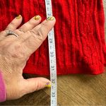 Diane Von Furstenberg Women’s  The Color Authority Vtg Red Pullover Sweater 1X 2X Photo 9