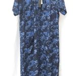 Banana Republic NWT M  Blue Dress Belt Sash Midi Photo 1