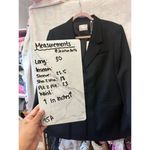 Rebecca Taylor Rebecca‎ Taylor Wool Satin Blazer Black Size 16 Photo 9