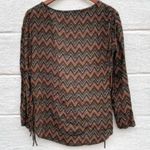 ZARA  Woman Chevron Fringe Top Western Photo 5