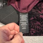 One 5 One  Maternity Pants Womens Large Purple Black Velvet Halloween Whimsigoth Photo 8