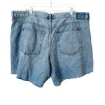 Abercrombie & Fitch  Curve Love The Loose Short High Rise Denim Shorts Size 18 Photo 1