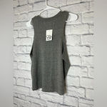 Chaser NWT  Skull Top Hat Grey Tank Front Tie Halloween Size M Photo 3