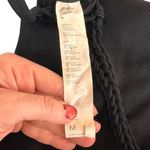 Fabletics  Black Braided Ribbed Seamless Tank Top Size Medium Photo 5