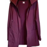 Columbia  Fleece Lined Full Zip Long Jacket Purple Size Large Photo 2