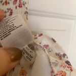 American Eagle  AE Pink & Purple Floral Ruched Crop Top Photo 6