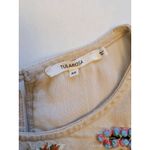 Tularosa Floral Linen Blend Mini Dress Sz XS Peasant Cottage Boho Chic Coquette Photo 5