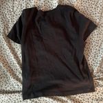 Pacific Sunwear Black Graphic Crop Tee Short Sleeve Size XS Photo 2