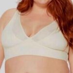 Brand New Ruby Ribbon Women's Size 30 White Second Skin Sheer Demiette Photo 0