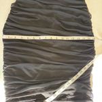 Mable Ruched Corset strapless tube midi dress sweetheart neckline black small Photo 13