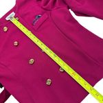 Vintage Manikin Fusia Double Breasted Crewneck Blazer Size 4 Red Size M Photo 7
