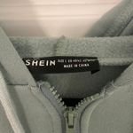 SheIn Teal Zip Up Photo 1
