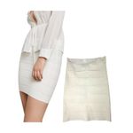 BCBG MaxAzria Simone Power Stretch Skirt Cream Off White Size XS NEW with Tags Photo 1