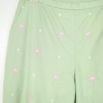 Brooks Brothers 346  Women's Pale Green Pink Flamingo Cotton Lined Pants - Size 8 Photo 4