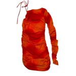 Camila Coelho Seri Mini Dress - Orange - Small Photo 9