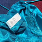 Vintage teal Lace Lingerie bodysuit Women’s S small Blue Photo 2