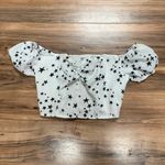 by the way. Revolve white stars Crop Top Size Small Photo 1