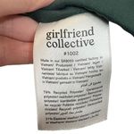 Girlfriend Collective Paloma Sports Bra Size XS Dark Green Racerback Photo 9