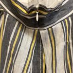 J.Crew Sylvan Halter Dress Backless Striped Ruffles Linen/Cotton Size 14 Photo 6