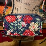 LUG Quilted RFID Convertible Crossbody Coupe 2 NWOT Travel Vacation Floral Print Blue Photo 1