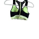Nike  Black and Lime Green Sports Bra Photo 8