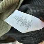 Joan Rivers  Moss Green Horizontal Rib Quarter Zip Pullover Pockets M Photo 7