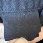 Frank & Eileen Mary Classic Black Denim Long Sleeve Shirt Dress distressed hem L Photo 12