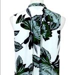 Who What Wear Women's Cream Olive Tie Neck Shift Dress Sundress Size Small S Photo 8