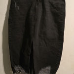 ZARA women Charcoal Distressed Jeans Photo 0