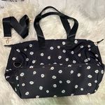 Alice + Olivia Daisy Floral Black Duffel Bag Photo 0