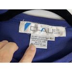 Vintage Chaus‎ Womens Large Blue Patchwork Top Shirt Retro Funky Boho Preppy Photo 2