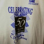 Urban Outfitters Vintage Worden School 50th Anniversary Graphic T Shirt Large White Unisex Fit Photo 4