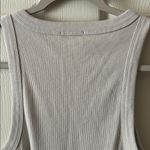 James Perse  Womens Beige Knit Ribbed Tank Top Size Med (2) 100% Cotton Photo 6