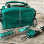 Metallic Green Shoulder Bag Photo 1
