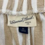 Universal Threads Universal Thread High waisted Pull On Striped Tan and White Womens Shorts XL Photo 1