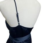 Marissa Webb Collective Satin One Shoulder Tie Sash Mini Dress Navy Blue Size 6 Photo 5