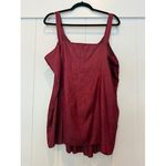 Eileen Fisher  Sleeveless Dress Burgundy Sequin Detail Women's Plus Size 1X Photo 4