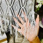 Boutique NEW Sheer Fringe Skirt Photo 6