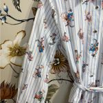 Robert Graham Shirt Dress Button Up Tie Paloma Belted Cotton Mini Shirt Dress 2 Photo 4